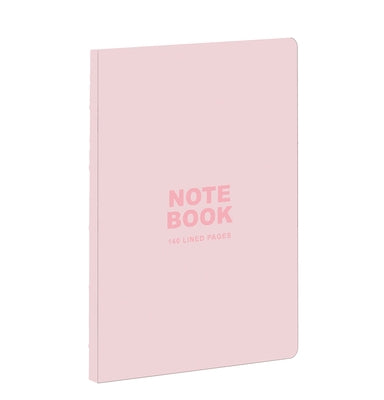 Teneues - A5 Notebook: Pastel Pink, 140 Lined Pages, Raw Sewn Spine, Lays Flat: Our A5 Size Standard Paperback Notebook by Teneues