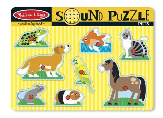 Melissa & Doug Pets Sound Puzzle [With Battery] by Melissa & Doug
