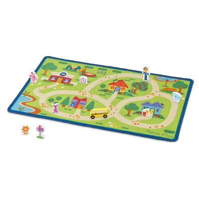 Blues Clues & You Blue's Neighborhood Activity Rug by 