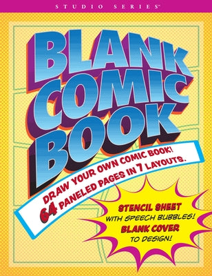 Blank Comic Book (Stencil Included) by Peter Pauper Press, Inc