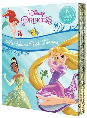 Disney Princess Little Golden Book Library -- 6 Little Golden Books: Tangled; Brave; The Princess and the Frog; The Little Mermaid; Beauty and the Bea by Various