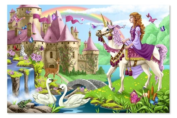 Fairy Tale Castle Floor Puzzle (48 Pc) by Melissa & Doug