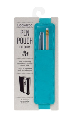 Bookaroo Pen Pouch Turquoise by If USA
