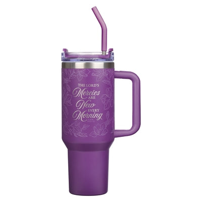 Tumbler SS His Mercies Are New Lam. 3:22-33 by Christian Art Gifts
