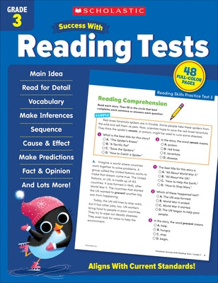 Scholastic Success with Reading Tests Grade 3 Workbook by Scholastic Teaching Resources