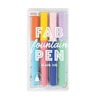 Fab Fountain Pens - Set of 4 by Ooly