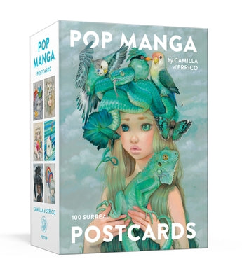 Pop Manga Postcards: 100 Surreal Postcards by D'Errico, Camilla