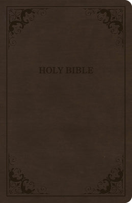 CSB Thinline Bible, Value Edition, Brown Leathertouch by Csb Bibles by Holman