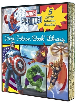 Marvel Super Heroes Little Golden Book Library: 5-Book Boxed Set: Spider-Man, Hulk, Iron Man, Captain America, the Avengers by Various