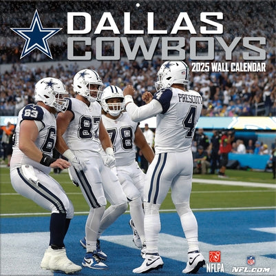 Dallas Cowboys 2025 12x12 Team Wall Calendar by Turner Licensing