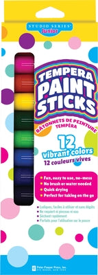 Studio Series Junior Tempera Paint Sticks (Set of 12 Colors) by Peter Pauper Press