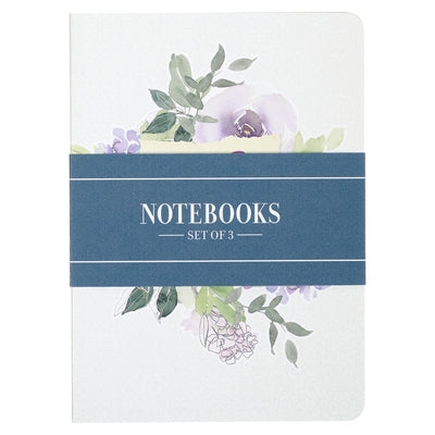 Christian Art Gifts Notebook Set for Women Be Joyful in Hope - Romans 12:12 Inspirational Bible Verse, Large, Set of Three by Christian Art Gifts
