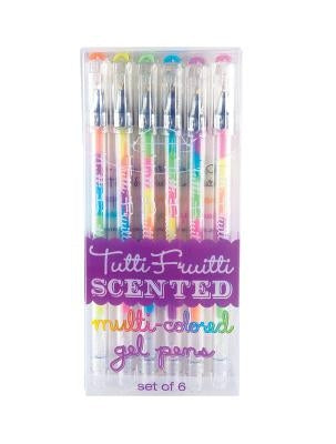 Tutti Fruitti Scented Gel Pens - Set of 6 by Ooly