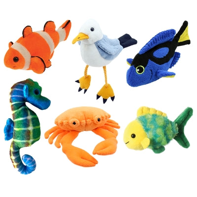 Finger Puppets: Finger Puppets Coral Reef Set of 6 by The Puppet Company Ltd