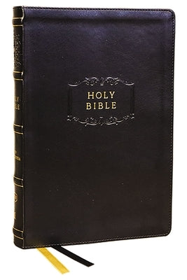 KJV Holy Bible with Apocrypha and 73,000 Center-Column Cross References, Black Leathersoft, Red Letter, Comfort Print: King James Version by Thomas Nelson