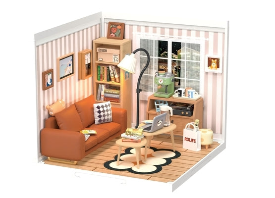 Cozy Living Lounge by Robotime LLC