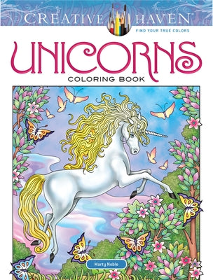 Creative Haven Unicorns Coloring Book by Noble, Marty