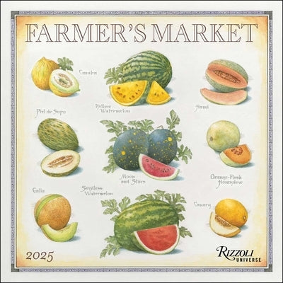 Farmer's Market 2025 Wall Calendar by Burgoyne, John