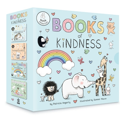 Books of Kindness: ABCs of Kindness; 123s of Thankfulness; Happiness Is a Rainbow; Friendship Is Forever by Hegarty, Patricia