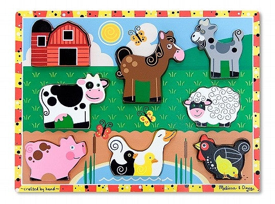 Farm Chunky Puzzle - 8 Pieces by Melissa & Doug