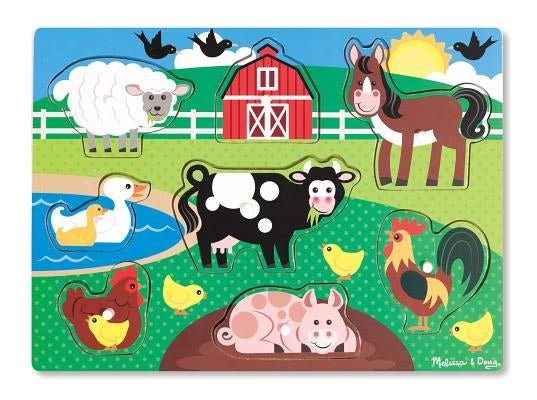 Farm Peg Puzzle by Melissa & Doug