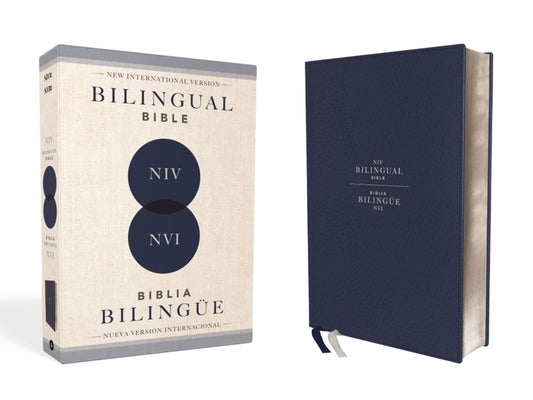 Niv/NVI 2022 Bilingual Bible, Leathersoft, Navy / Niv/NVI 2022 Biblia Biling?e, Leathersoft, Azul A?il by Nueva Versi?n Internacional