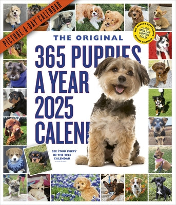 365 Puppies-A-Year Picture-A-Day(r) Wall Calendar 2025 by Workman Calendars