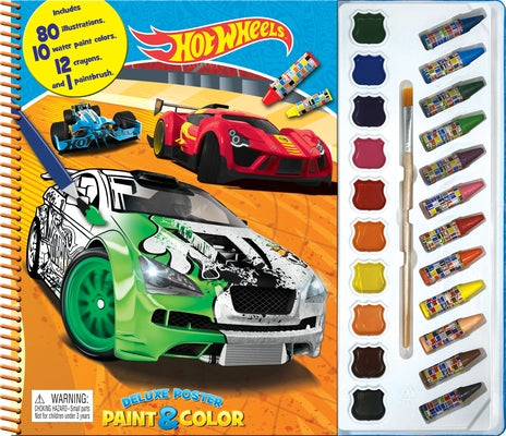 Hot Wheels Deluxe Poster Paint & Color by Phidal Publishing