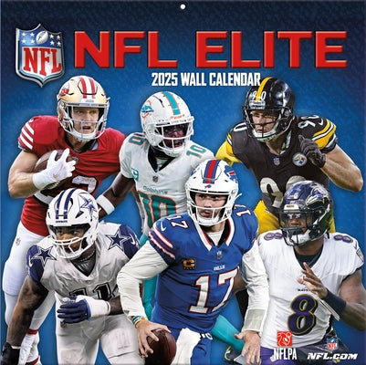 NFL Elite 2025 12x12 Wall Calendar by Turner Licensing