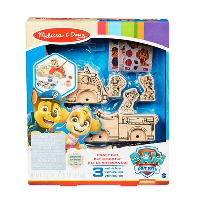Paw Patrol Wooden Craft Kit - Vehicles by Melissa & Doug