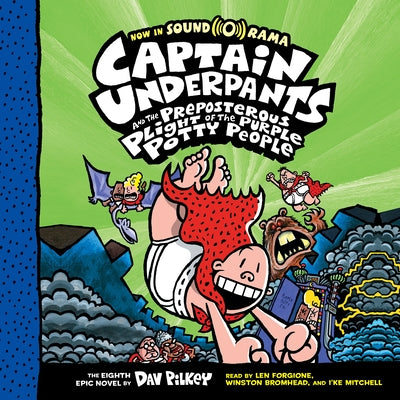 Captain Underpants and the Preposterous Plight of the Purple Potty People: Color Edition (Captain Underpants #8): Volume 8 by Pilkey, Dav