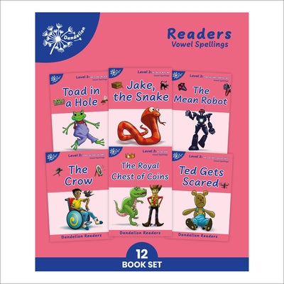 Phonic Books Dandelion Readers Vowel Spellings Level 3 Jake, the Snake: Decodable Books for Beginner Readers Vowel Teams by Phonic Books