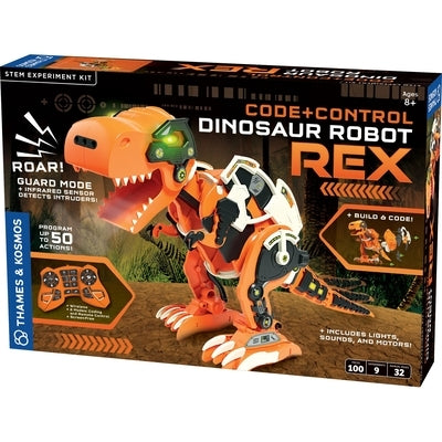 Code+control Dinosaur Robot: Rex (Not for Sale in Canada) [With Battery] by Thames & Kosmos
