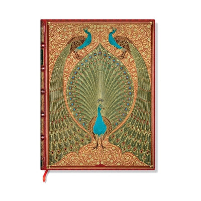 Hafiz's Peacocks MIDI Lined Hardcover Journal, 144pg, 120gsm by Paperblanks (Sangorski & Sutcliffe) by Paperblanks