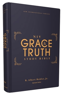 Niv, the Grace and Truth Study Bible (Trustworthy and Practical Insights), Hardcover, Red Letter, Comfort Print by Mohler Jr, R. Albert