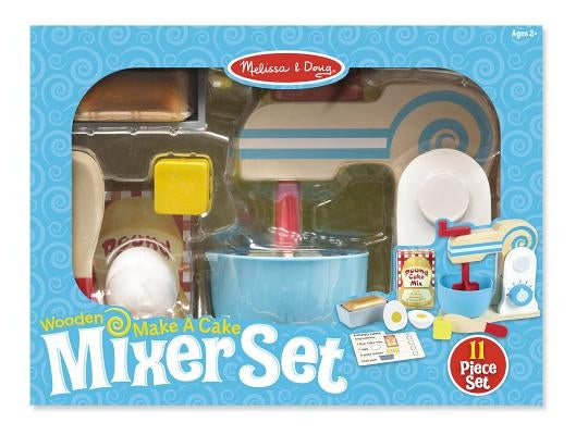 Melissa & Doug Make-A-Cake Wooden Mixer Set by Melissa & Doug