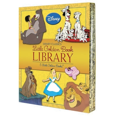 Disney Classics Little Golden Book Library (Disney Classic): Lady and the Tramp; 101 Dalmatians; The Lion King; Alice in Wonderland; The Jungle Book by Various