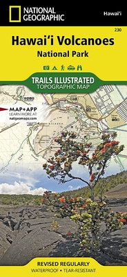 Hawaii Volcanoes National Park Map by National Geographic Maps - Trails Illust