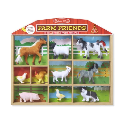 Farm Friends - 10 Collectible Farm Animals by Melissa & Doug