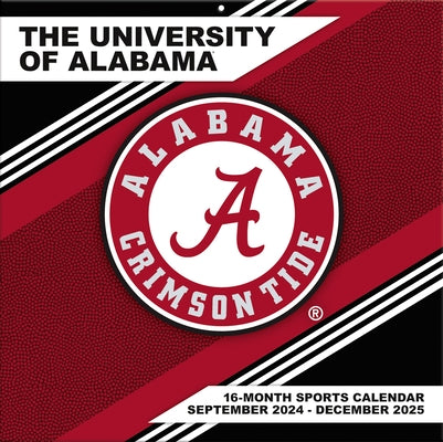 Alabama Crimson Tide 2025 12x12 Team Wall Calendar by Turner Licensing