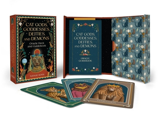 Cat Gods, Goddesses, Deities, and Demons Oracle Deck and Guidebook by Bovis, Natalie