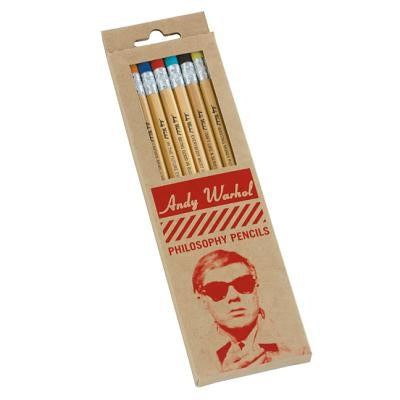 Warhol Philosophy Pencil Set by Galison