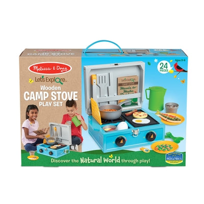 Let's Explore Wooden Camp Stove Play Set by Melissa & Doug