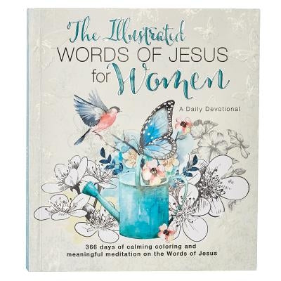 Illustrated Words Jesus for Women Devotional Book by Larsen, Carolyn