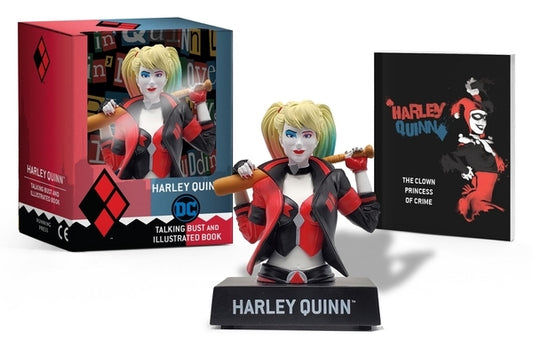 Harley Quinn Talking Figure and Illustrated Book by Korté, Steve