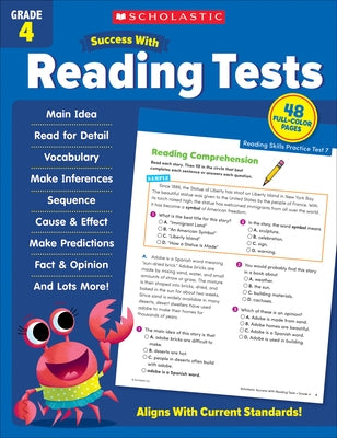 Scholastic Success with Reading Tests Grade 4 Workbook by Scholastic Teaching Resources