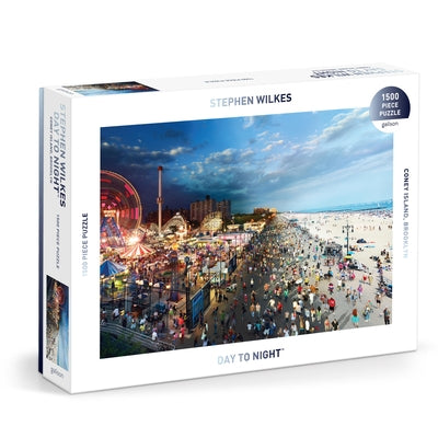 Stephen Wilkes Day to Night(tm) Coney Island 1500 Piece Puzzle by Galison