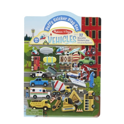 Melissa & Doug Puffy Sticker Play Set- Vehicles by Melissa & Doug