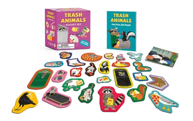 Trash Animals Magnet Set: Live Free, Eat Trash!