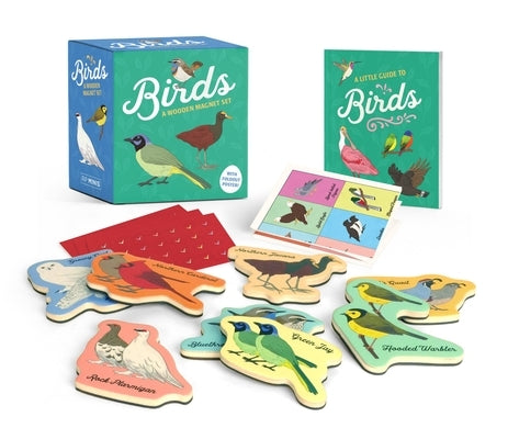 Birds: A Wooden Magnet Set [With Poster and Magnet(s)]